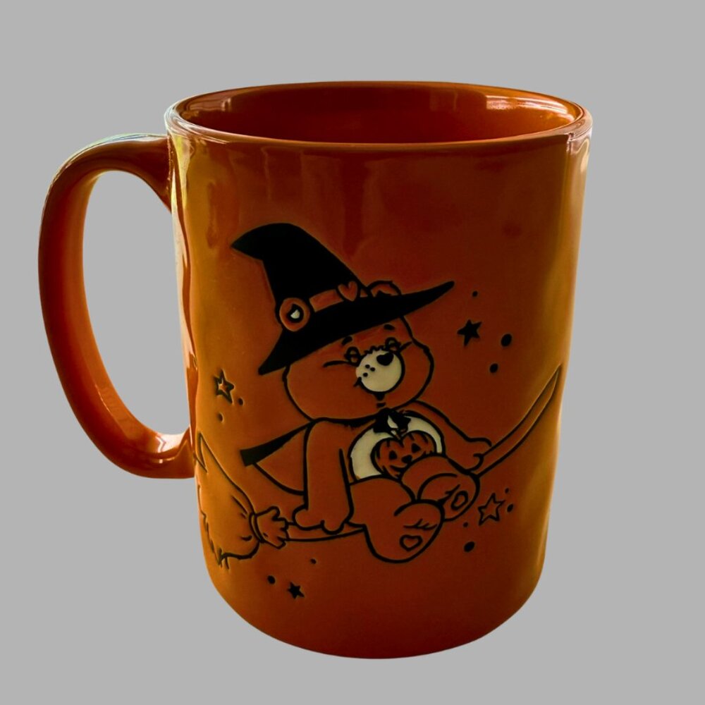 Care Bears Halloween Mug Double Sided Embossed Witch & Vampire Coffee Mug New!